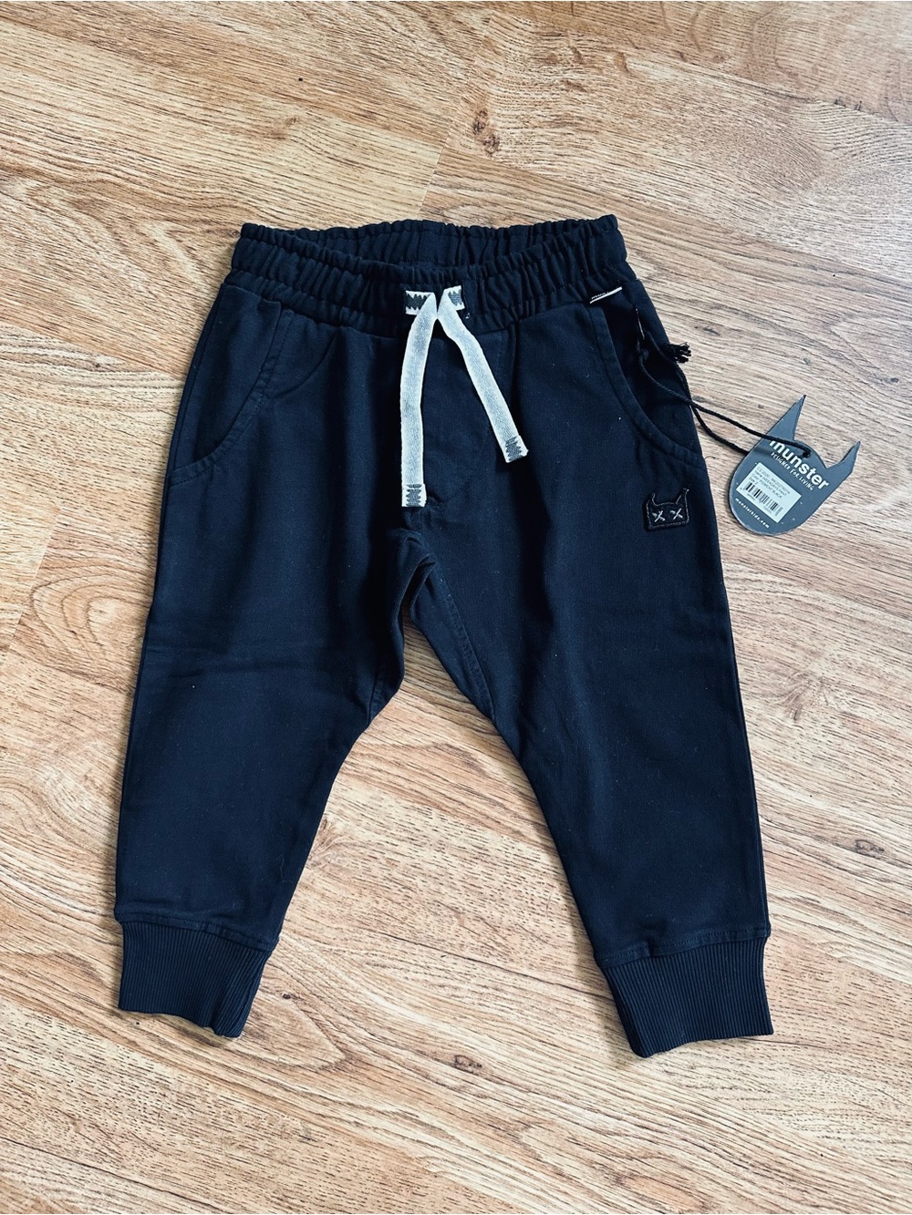 NWT Munster Kids Weekdays Pant Size 2 Years Pigment Black
